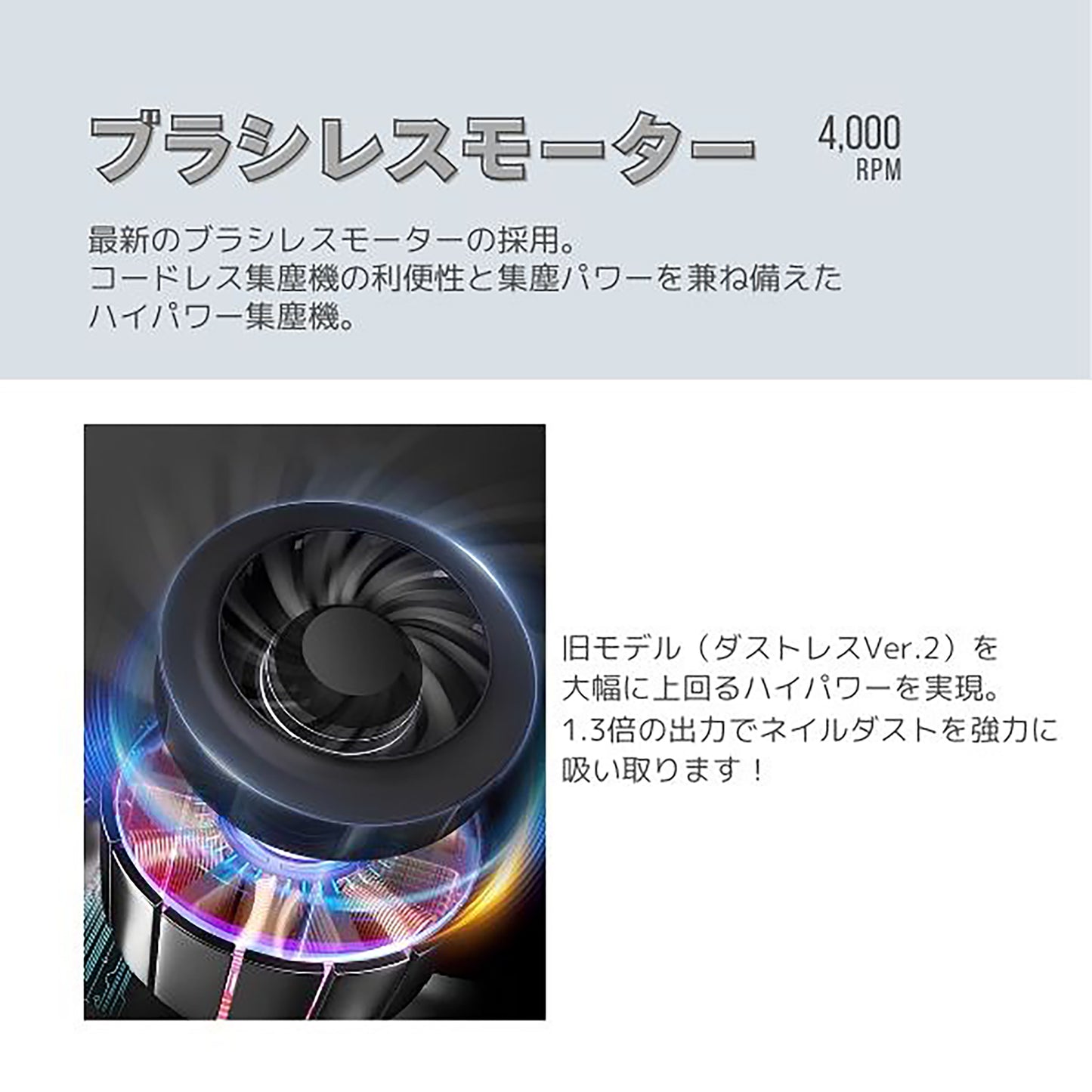 パワーダストレス Ver. 3 ワイヤレス集塵機